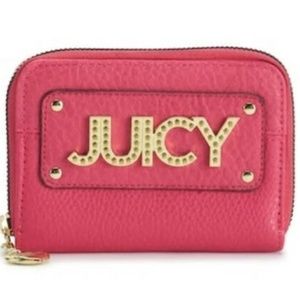 NWT JUICY COUTURE Wild Card Zip-Around Wallet/Pink